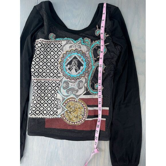 save the queen john paul gaultier vintage Polyamide Made In Italy Long Sleeve L - Picture 9 of 11